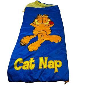Vintage (c. 1978) Jim Davis Paws Inc. Garfield‎ Cat Nap Sleeping Bag